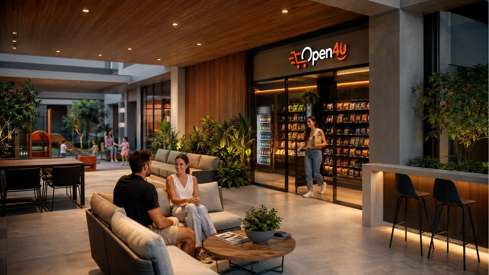 Open4u integrada à convivência de uma comunidade